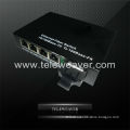 10-100M 1 Fiber Port and 4 RJ45 Ports Fiber Ethernet Media Converter